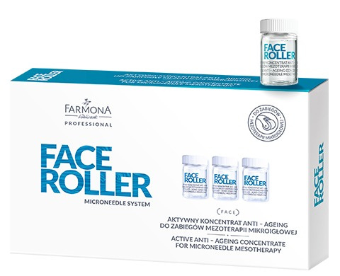 FACE ROLLER 5 x 5ml Aktywny koncentrat anti - ageing do zabiegów mezoterapii mikrogiłowej