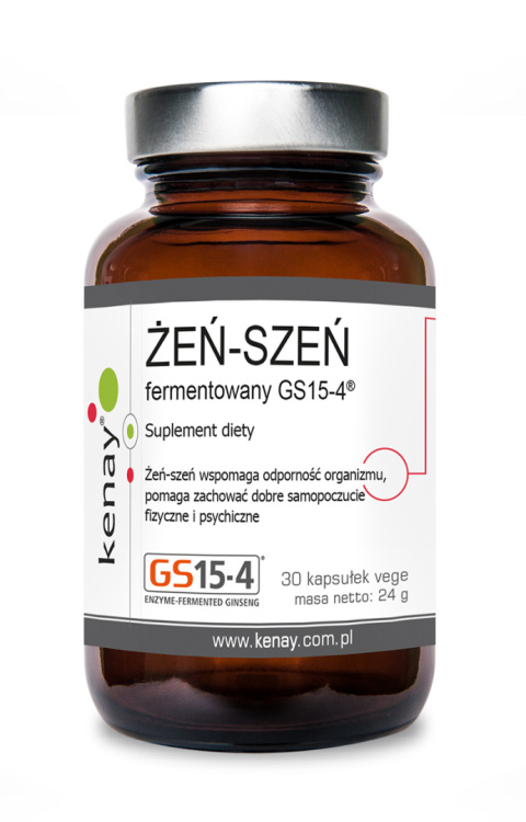 Żeńszeń fermentowany GS15-4® 30 kaps.