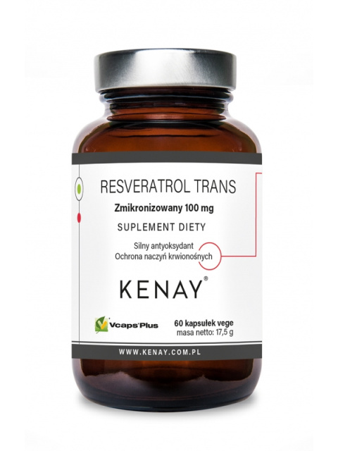 Resveratrol trans zmikronizowany 100 mg 60 kaps.